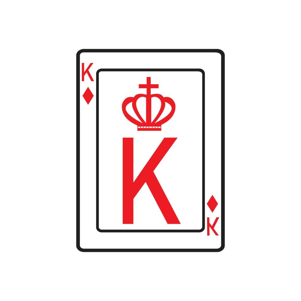 diseño de ilustración de vector de plantilla de icono de tarjeta de casino,diseño de ilustración de icono de vector de tarjeta de juego