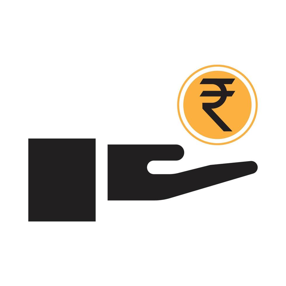 Indian Rupee icon. Indian Rupee sign vector