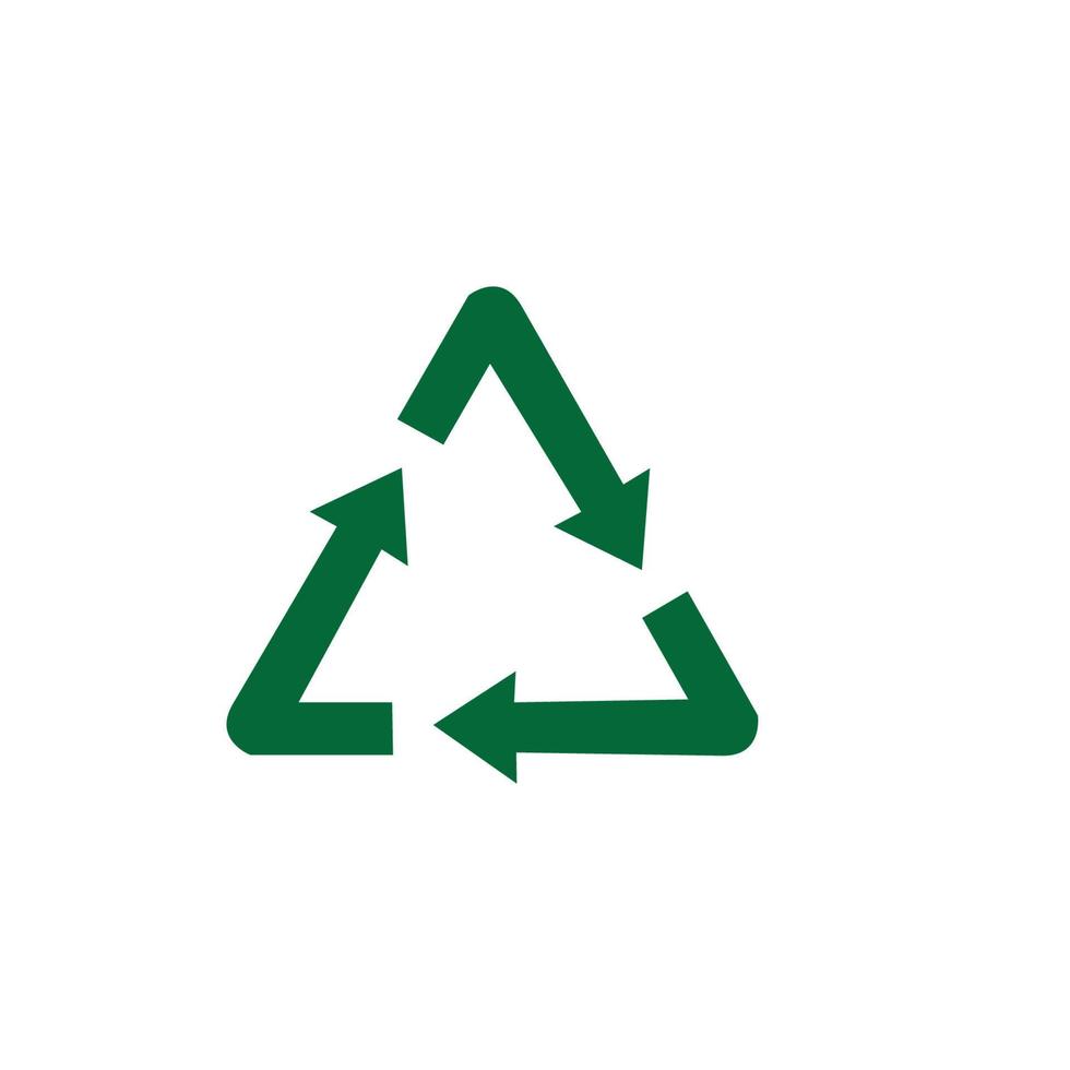 icono de reciclaje, vector de icono de reciclaje, imagen de icono de reciclaje de estilo plano moderno, ilustración de icono de reciclaje