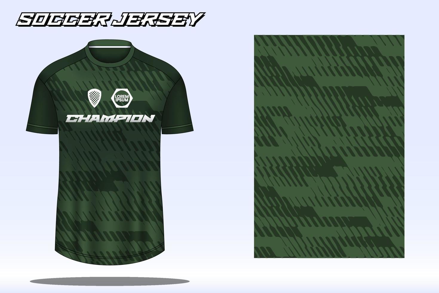 Soccer jersey sport t-shirt design mockup for football club 24 vector