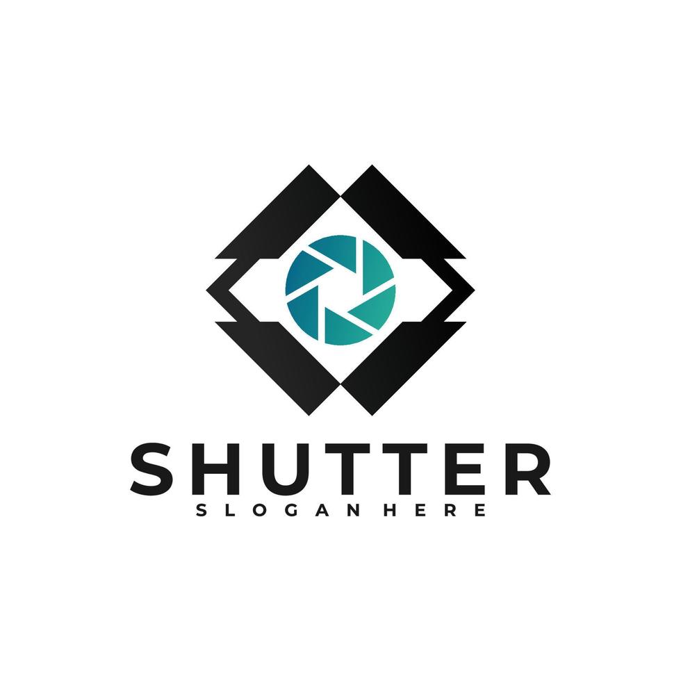 shutter cam logo vector design template