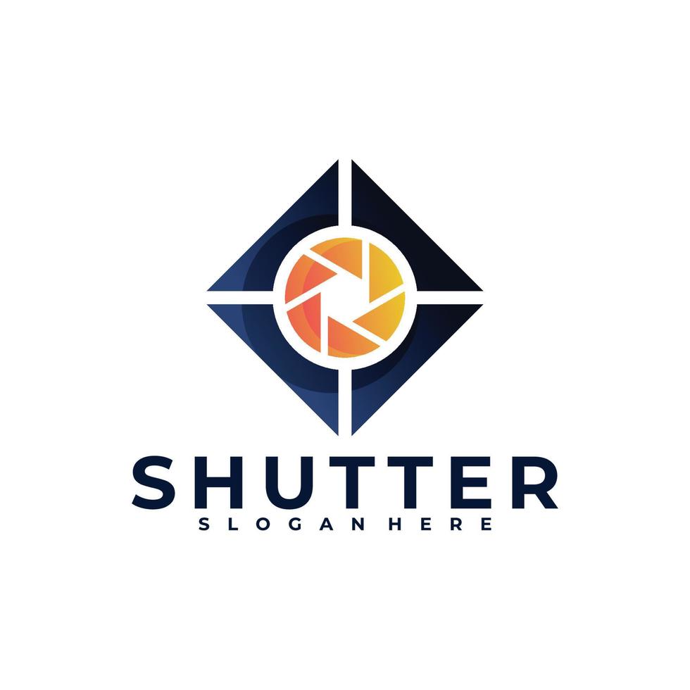 shutter cam logo vector design template