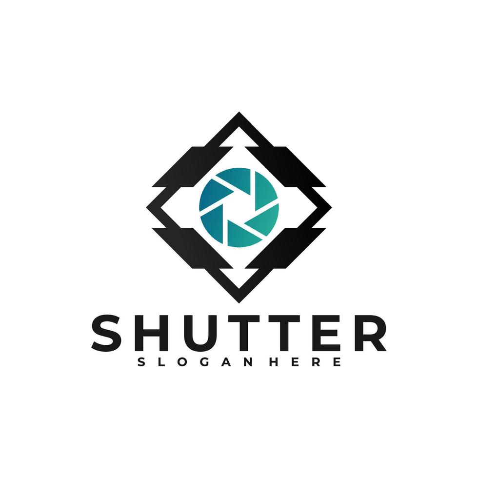 shutter cam logo vector design template