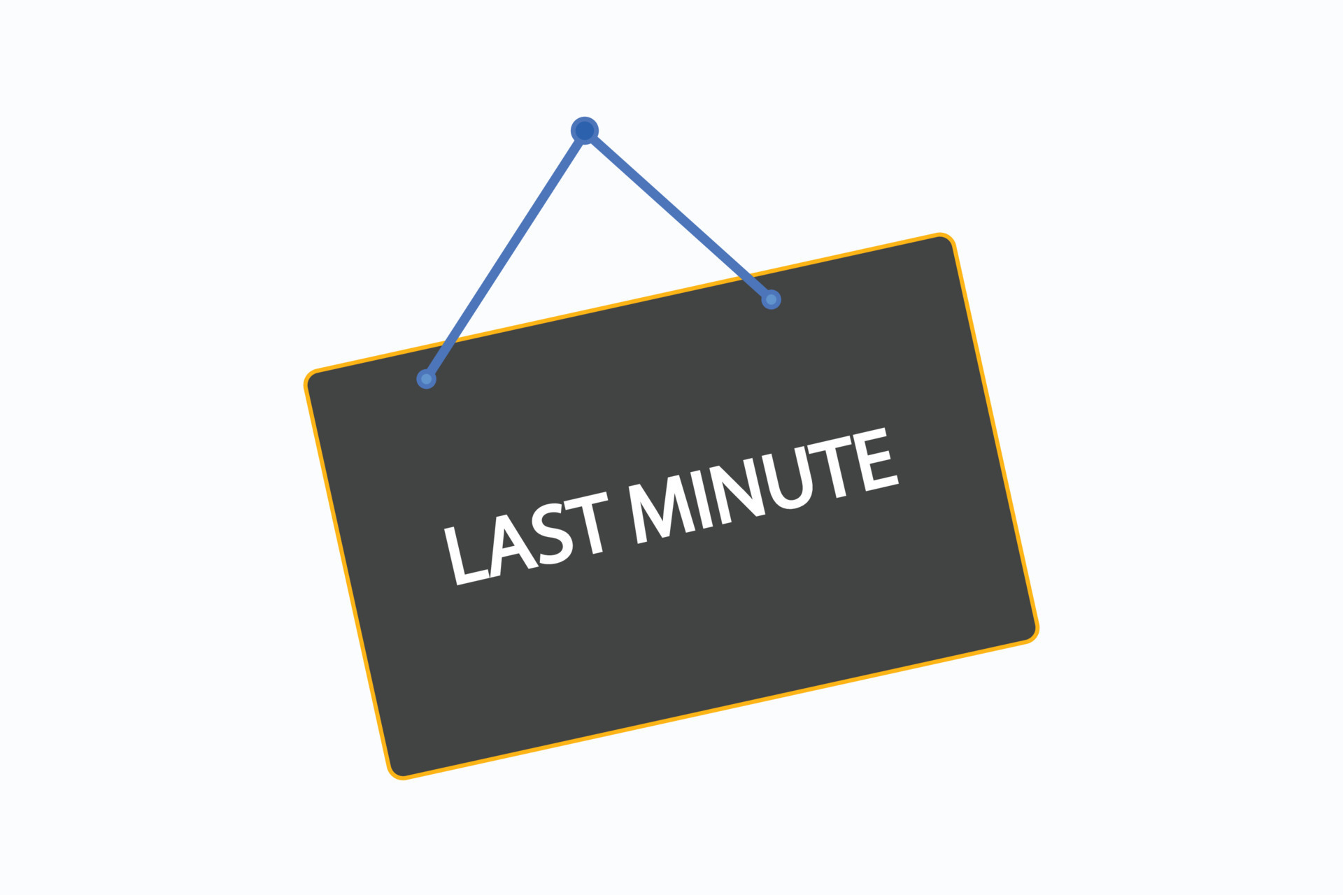 Last minute deals speech bubble modern web label Vector Image