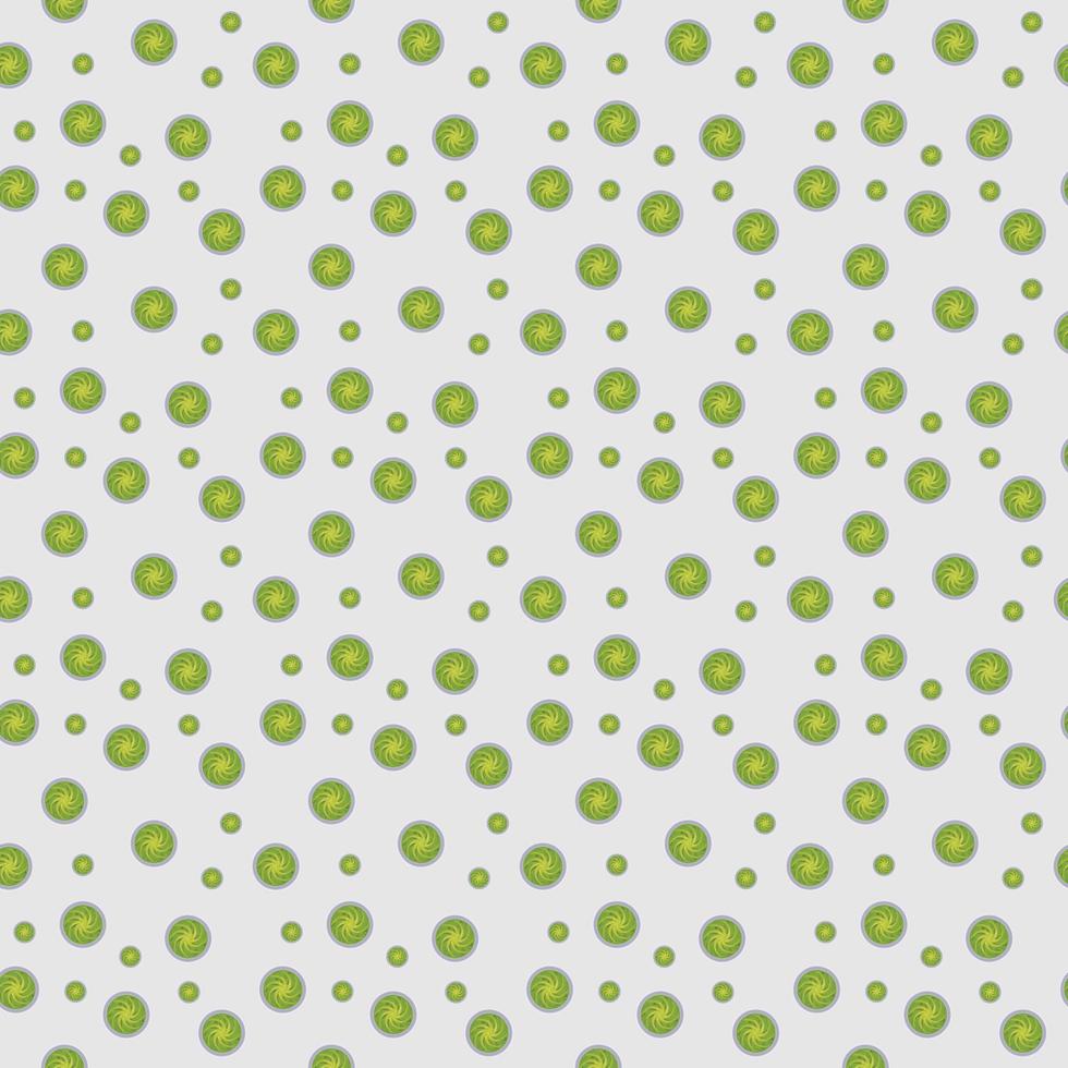 Wasabi sauce in bowl seamless pattern. Colored illustration of  asian wasabi top view. vector