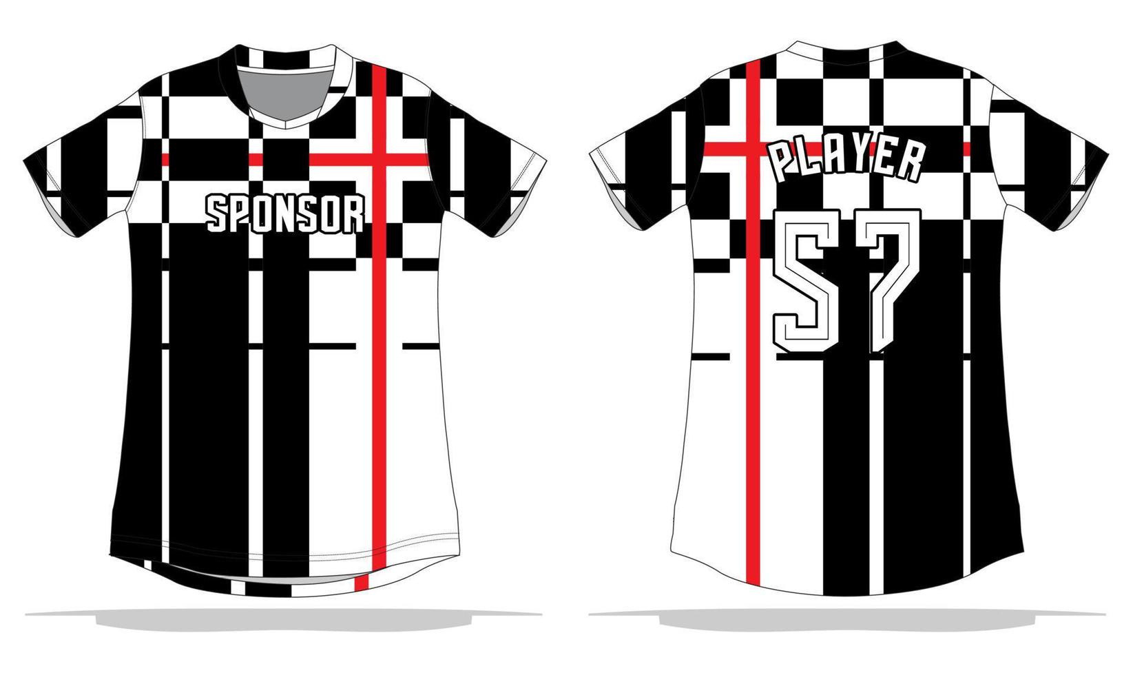 sport uniform pattern background design vector
