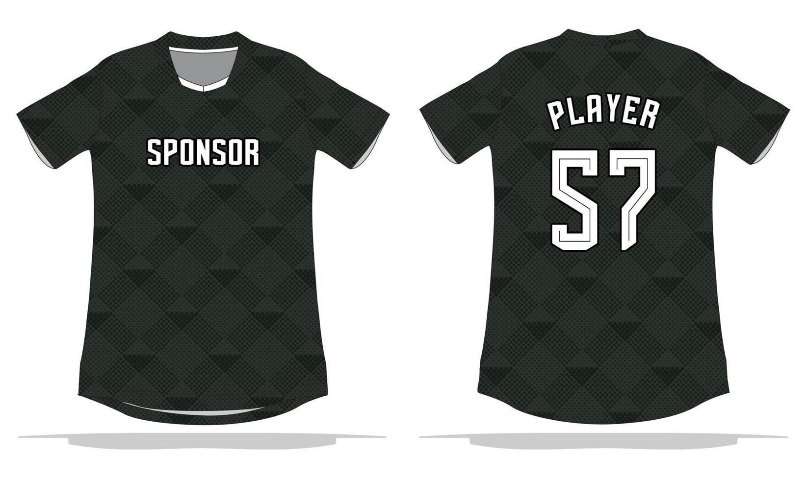 diseño de fondo de patrón uniforme deportivo vector