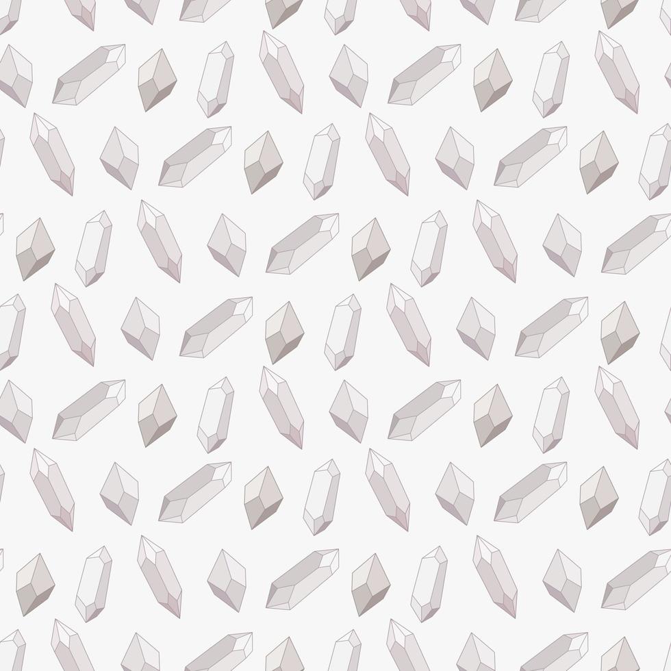 Crystal repeat pattern background, seamless pattern design. vector