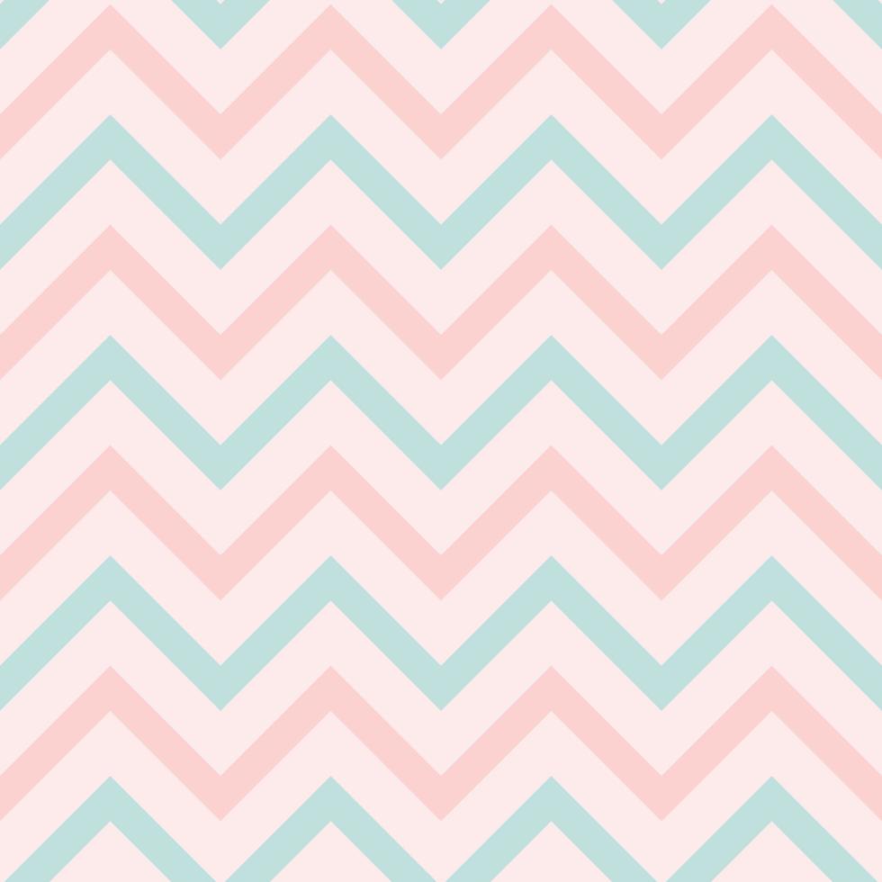 Zigzag vector pattern, pink and blue abstract geometric chevron background