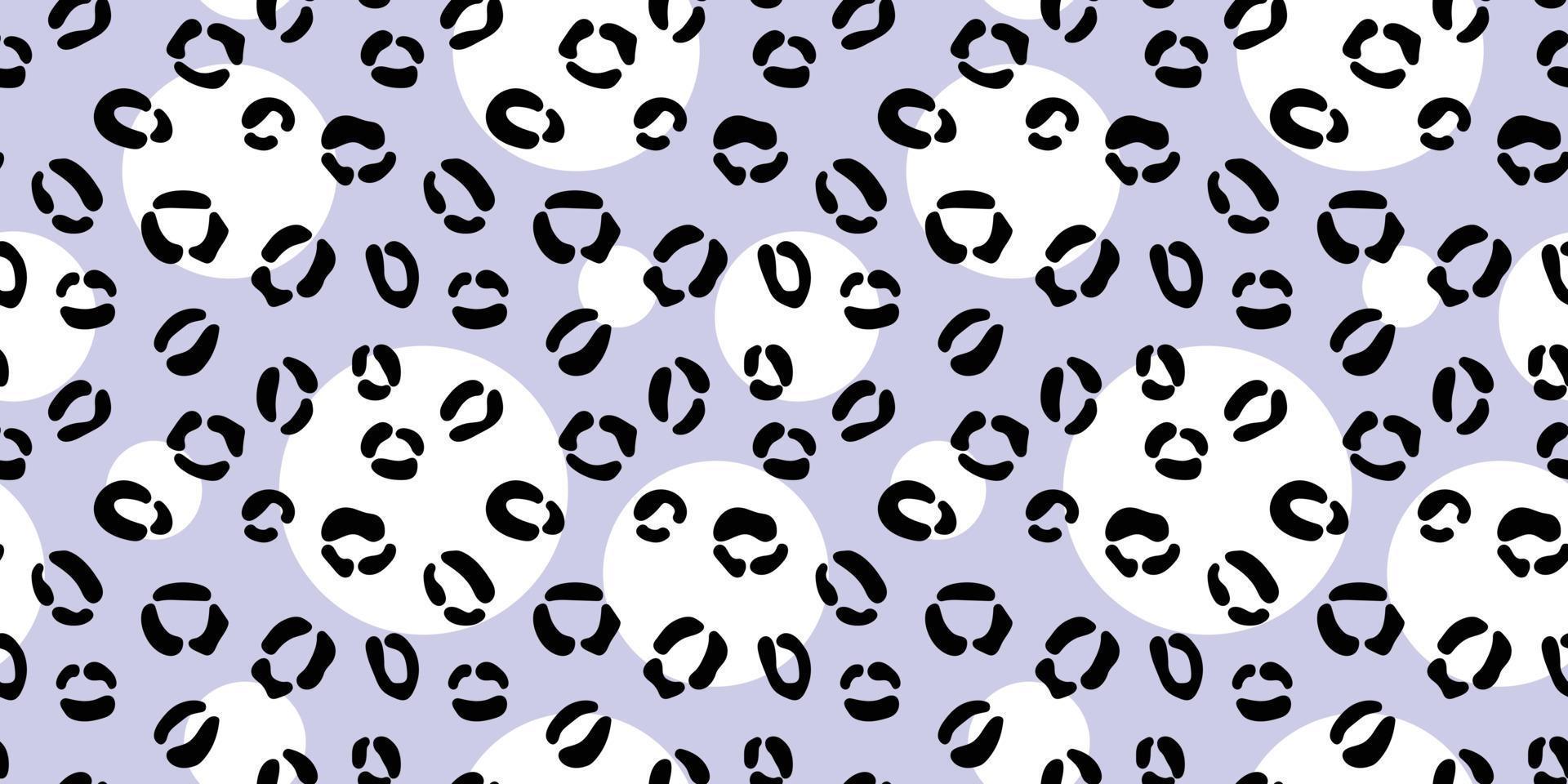 Cheetah seamless vector pattern background, blue and black