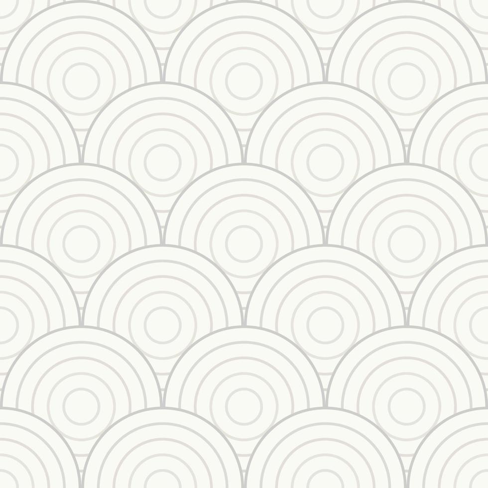 Simple fish scale vector pattern, repeating circles