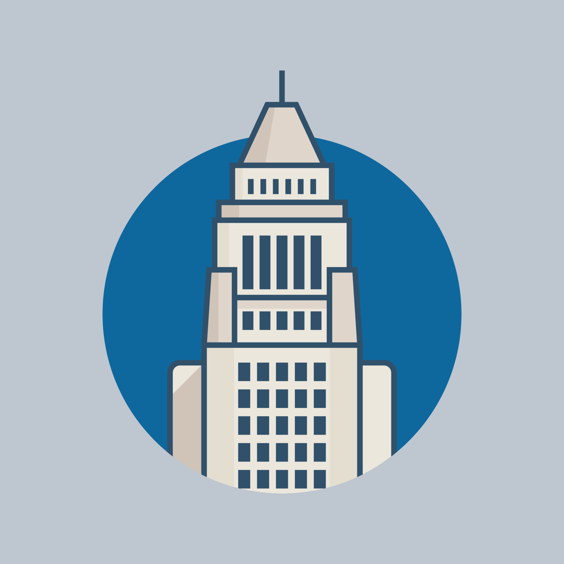 world-famous-building-city-hall-usa-16180858-vector-art-at-vecteezy