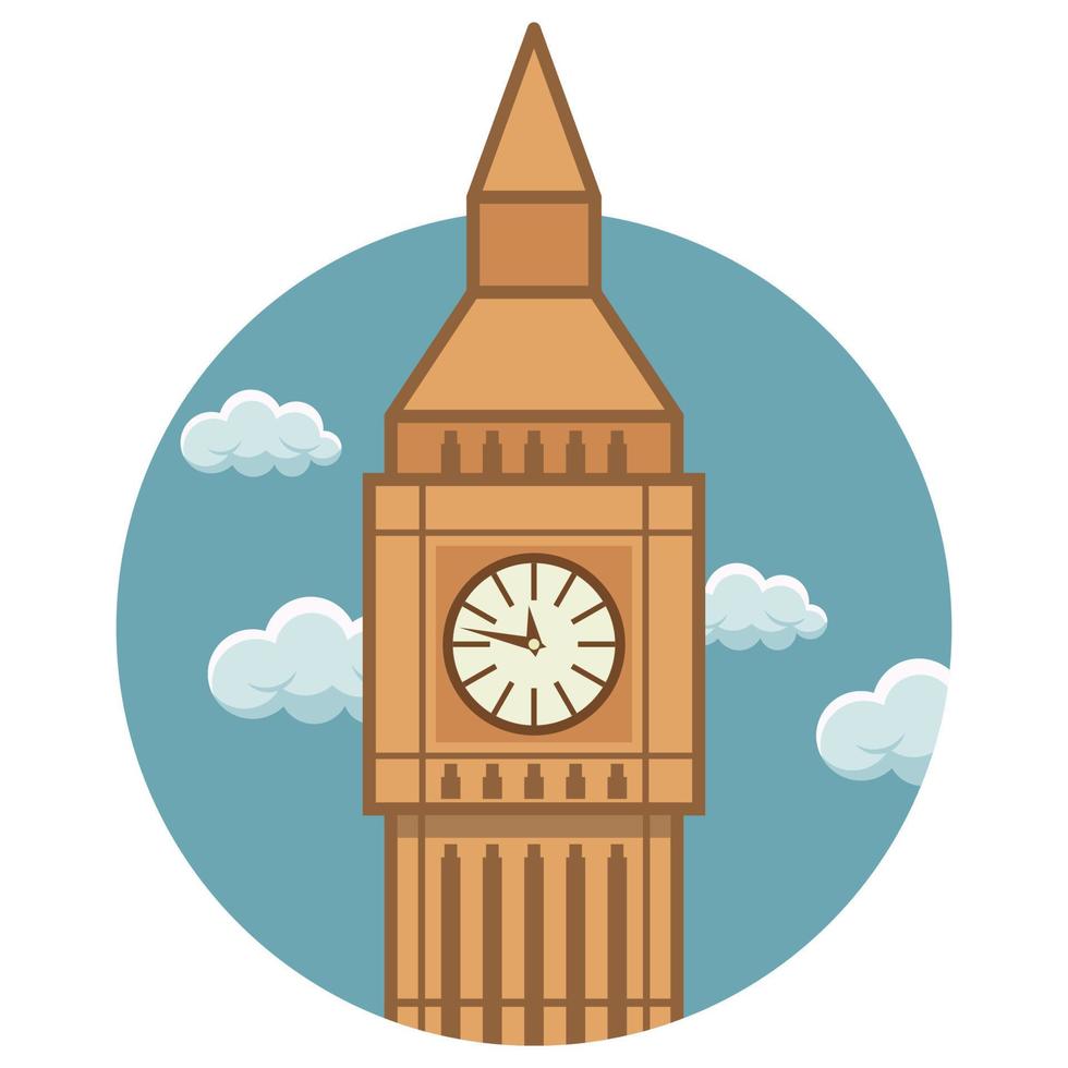 World famous building - London vector