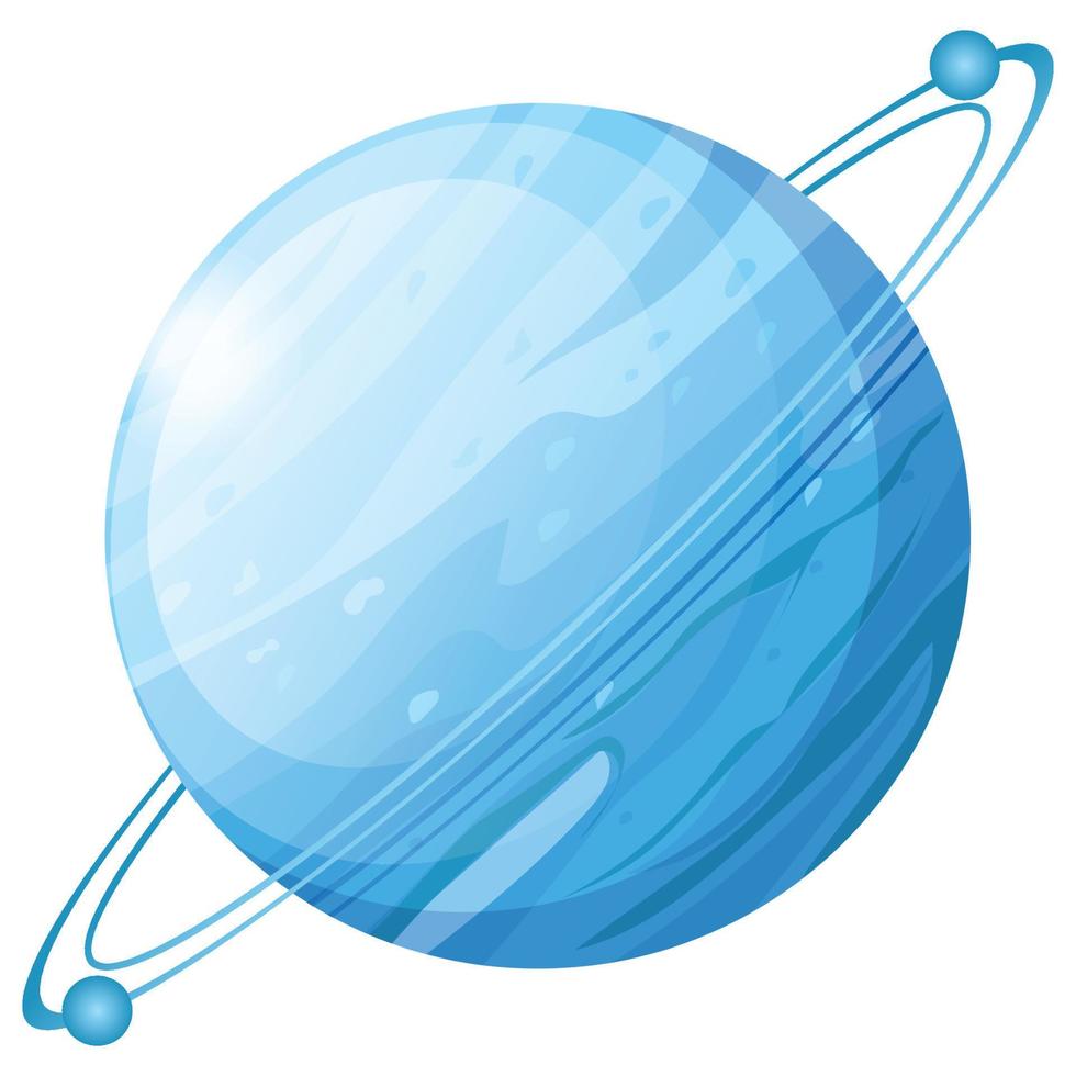 Plants Solar System - Uranus vector