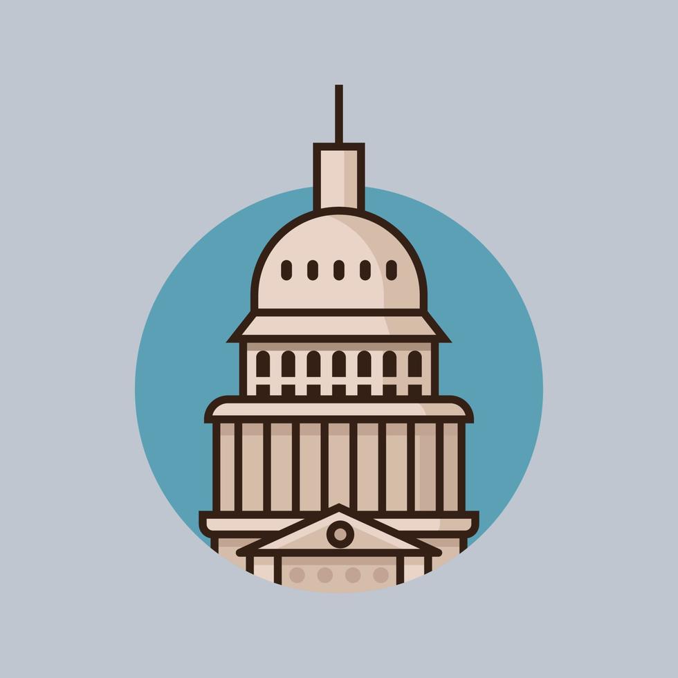 World famous building - Austin Texas vector