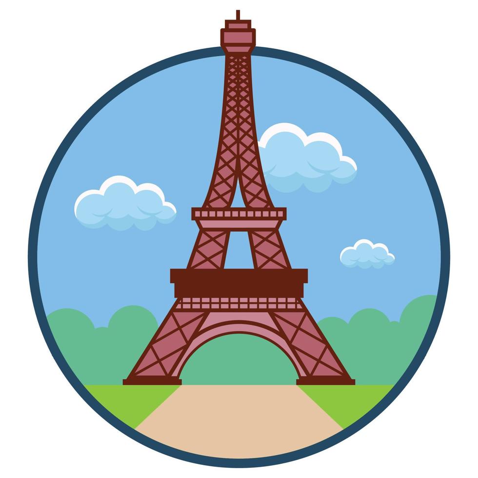 World famous building - Paris vector