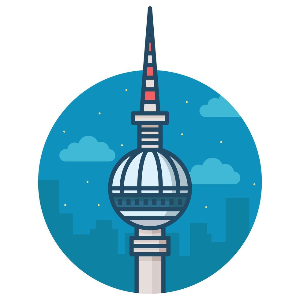 World famous building - Berlin vector