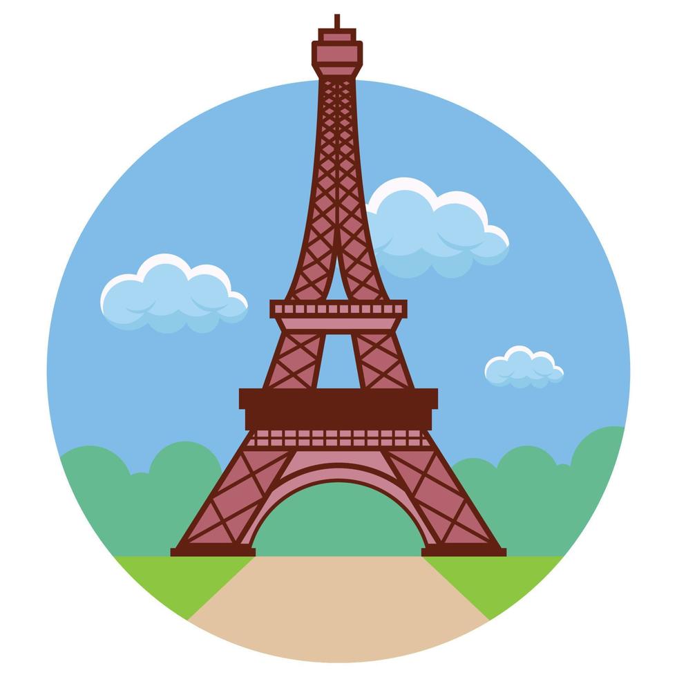 World famous building - Paris vector