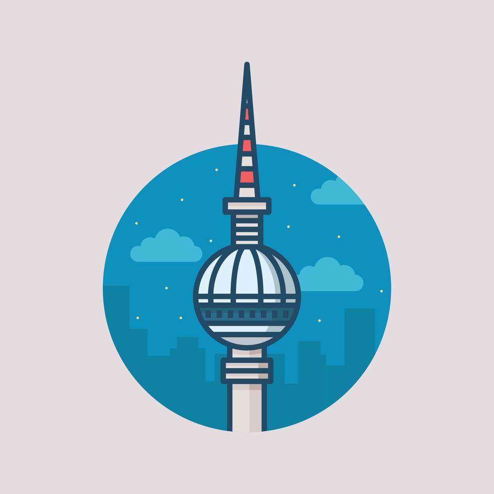 World famous building - Berlin vector