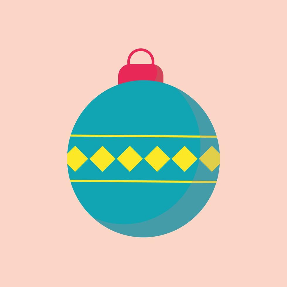 Colorful Christmas balls. Vector illustration.
