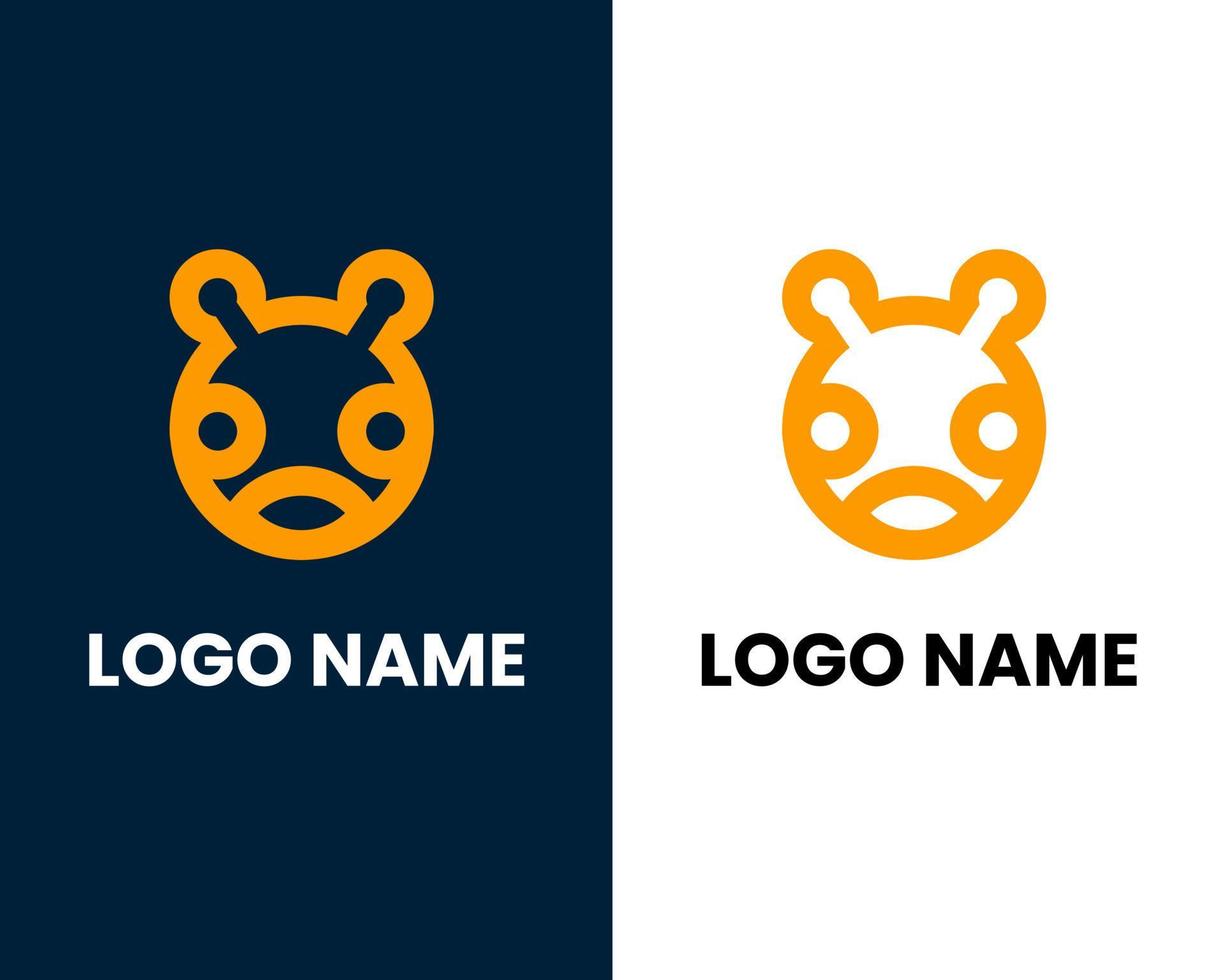 pet modern business logo design template vector