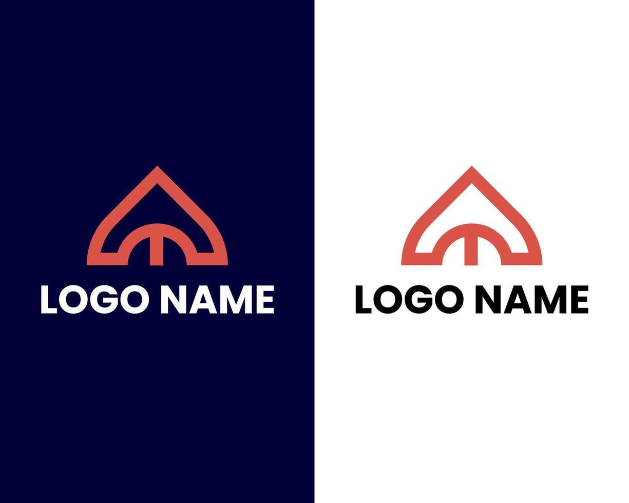 letter a mark modern business logo design template vector