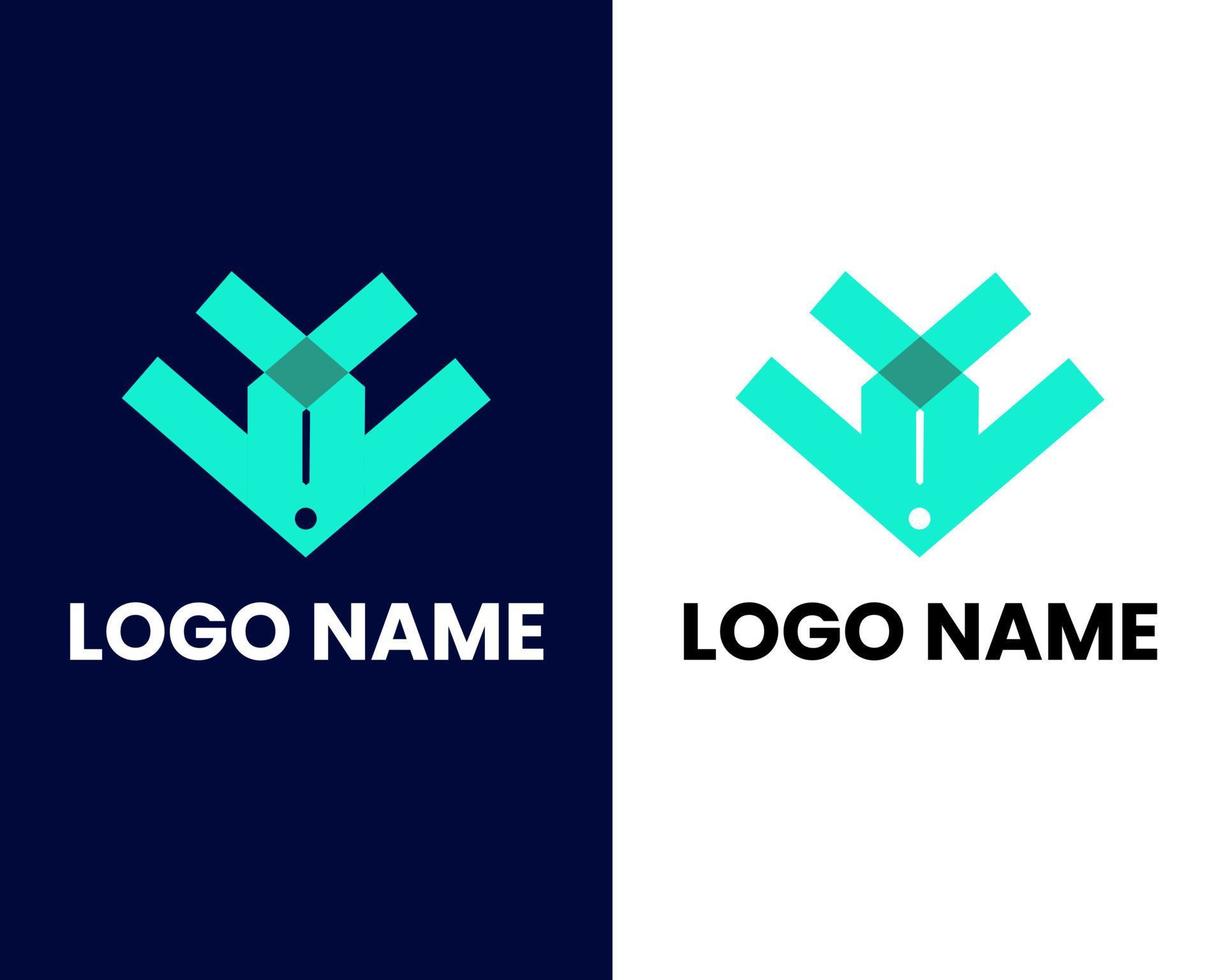 letra w pescado diseño de logotipo vector icono gráfico emblema ilustración