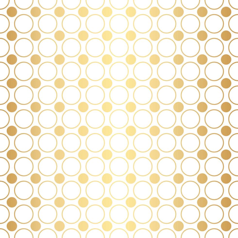 Geometric gold seamless repeat pattern background, gold and white wallpaper. vector
