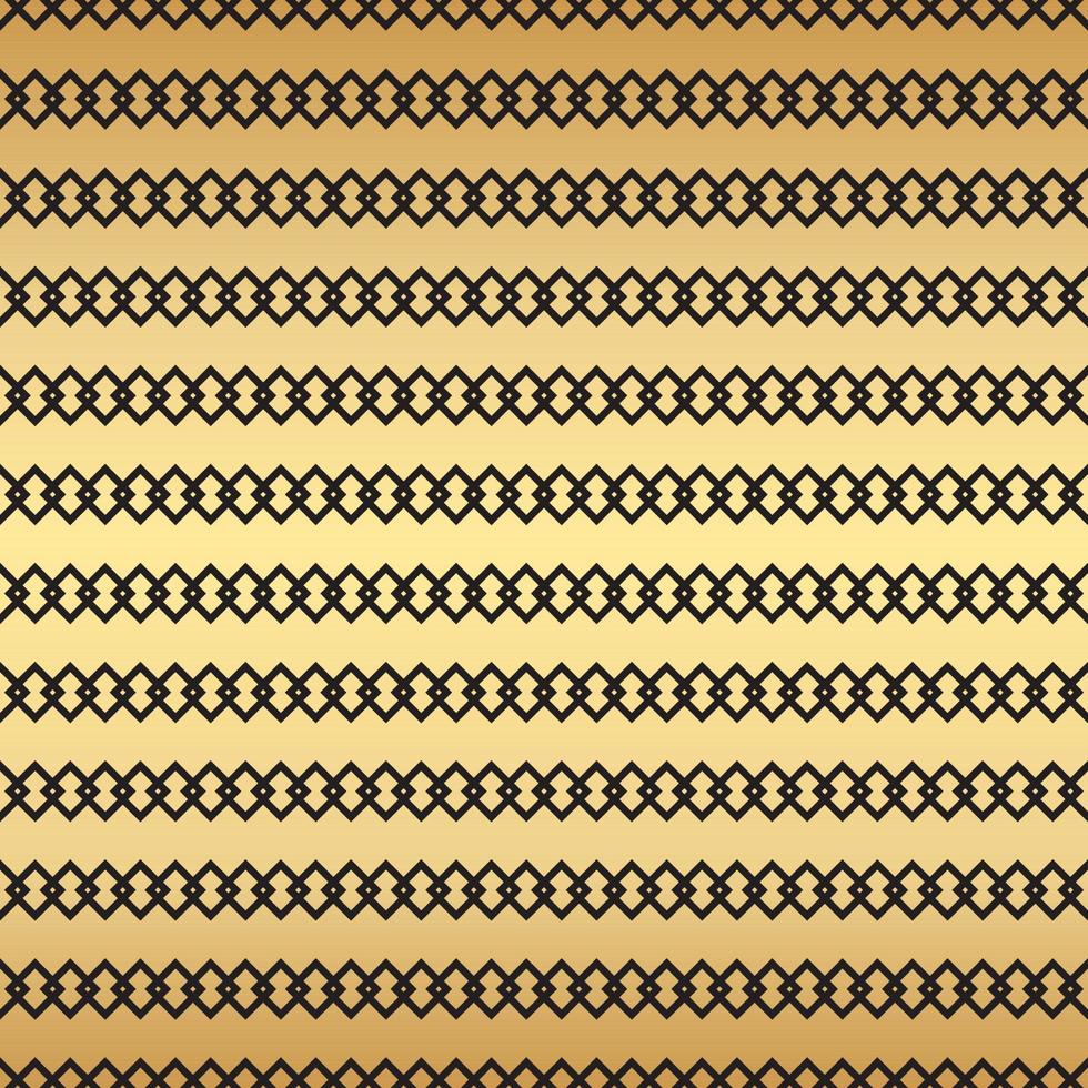 fondo de patrón de repetición sin costuras de oro geométrico, papel tapiz dorado y negro. vector