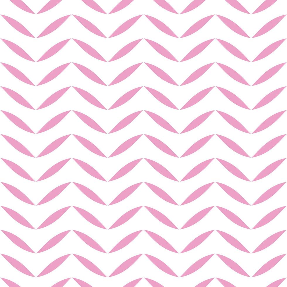 Pink and white zigzag, chevron print, geometric vector pattern