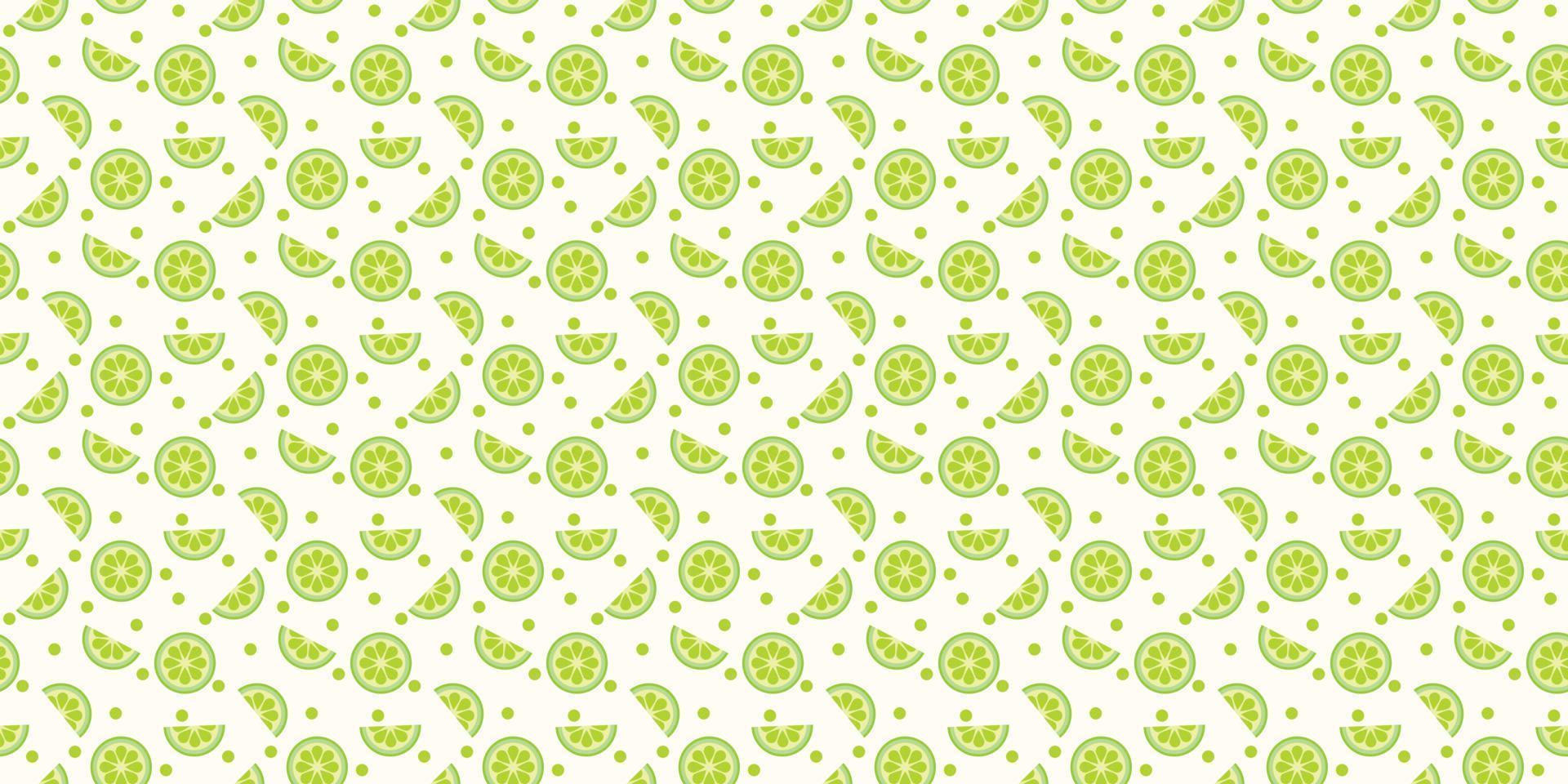 Lime seamless repeat pattern vector background