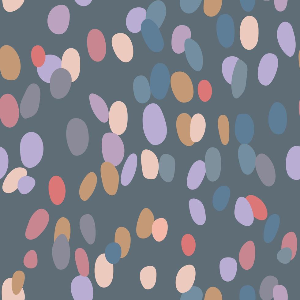 Random scattered shapes, colorful mosaic pattern, abstract stone texture, terrazzo inspired design vector