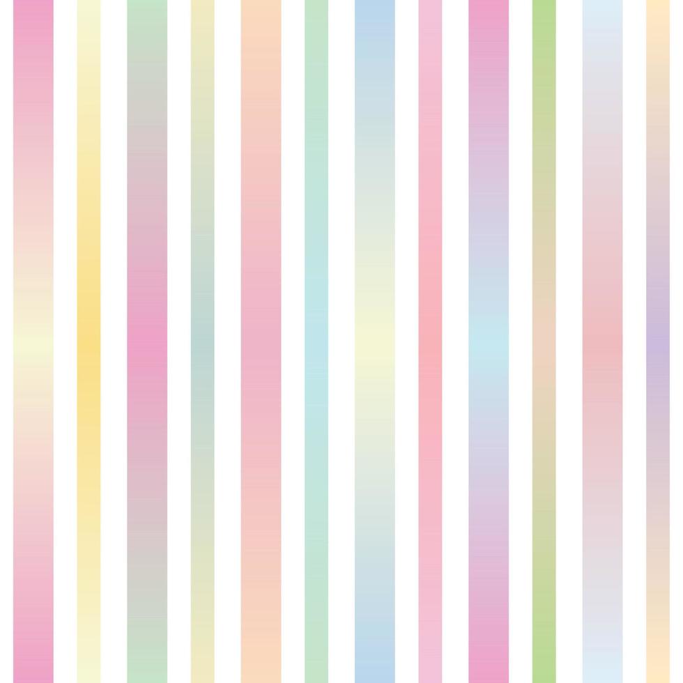Cute pastel stripe pattern, gradient repeat vector