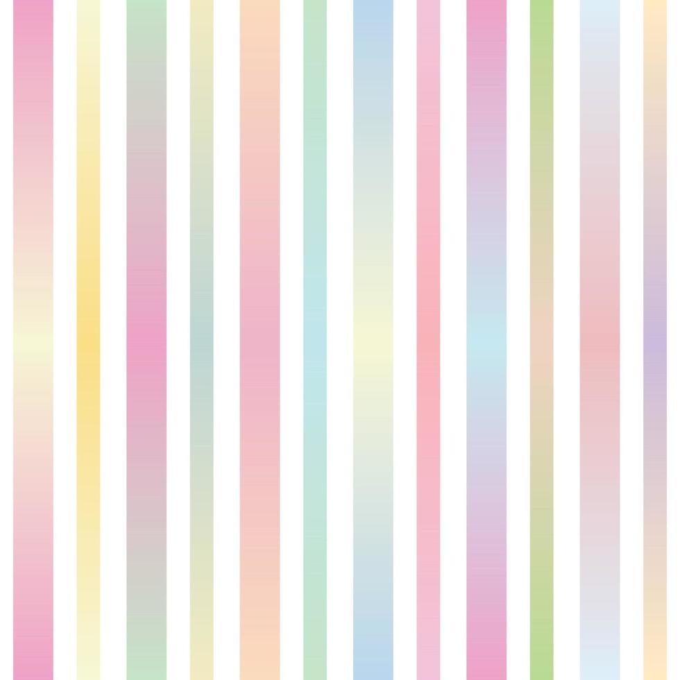 Cute pastel stripe pattern, gradient repeat vector