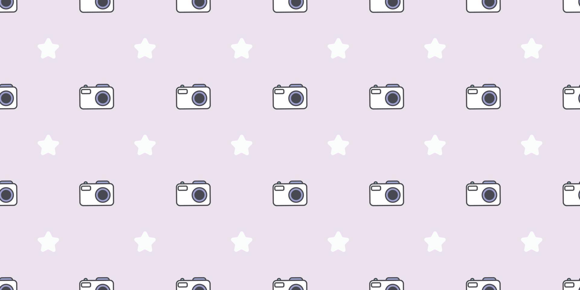 Camera seamless repeat pattern vector background 16181769 Vector Art at ...