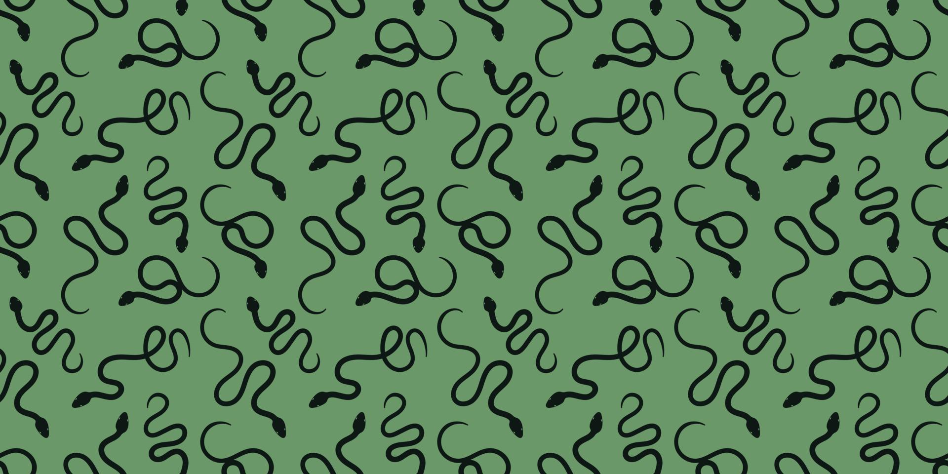 Snake repeat pattern design, vector background