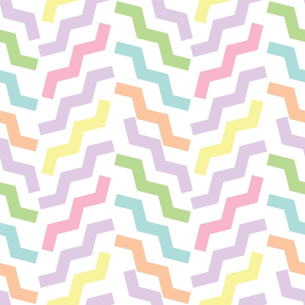 Vector chevron pattern, colorful zigzag lines, geometric abstract background