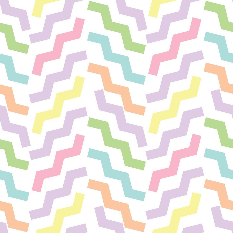 Vector chevron pattern, colorful zigzag lines, geometric abstract background