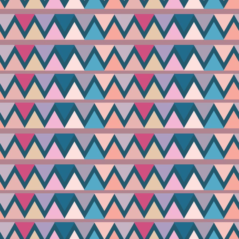Abstract geometric vector pattern with triangles, seamless repeat background.