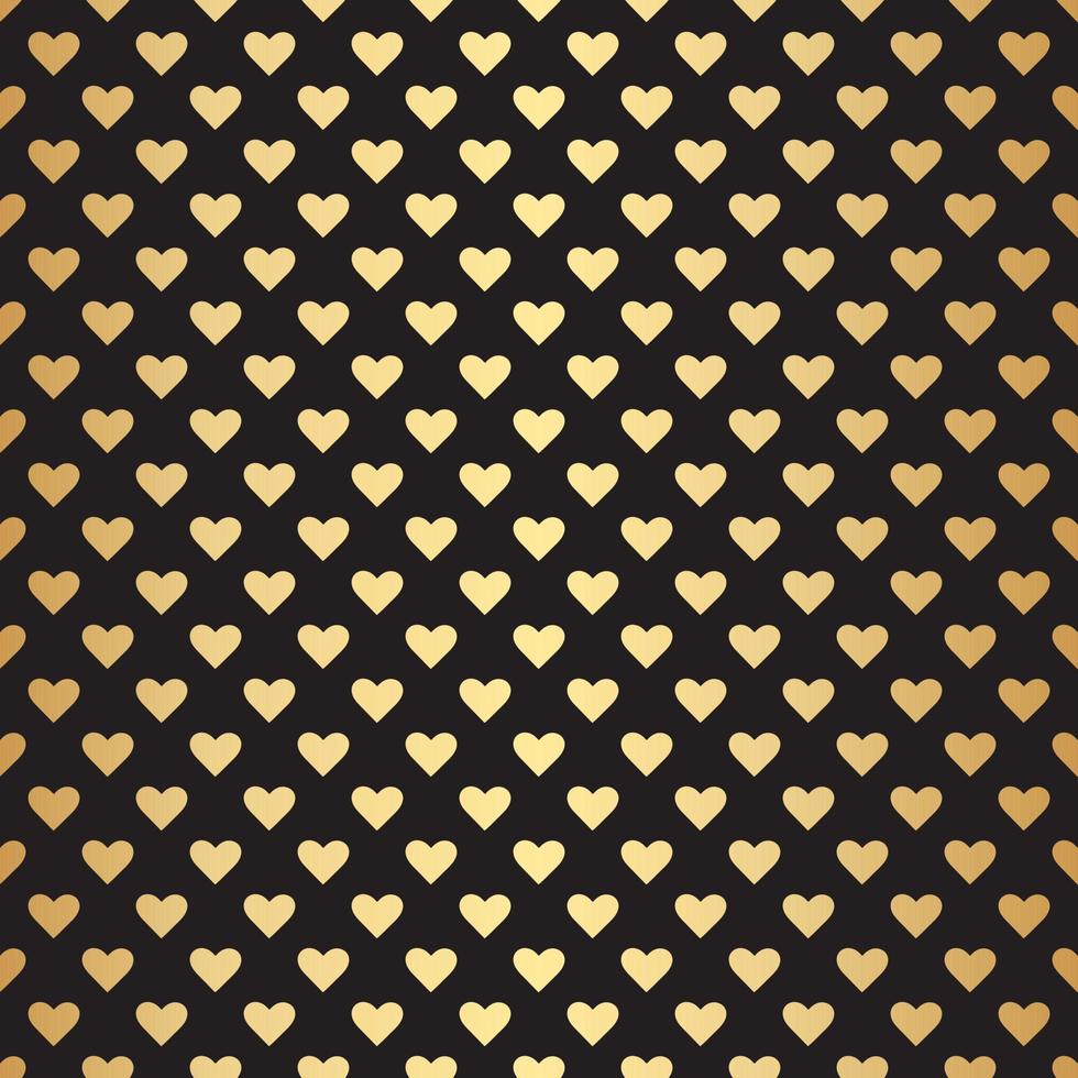 Geometric gold seamless repeat pattern background, gold and black wallpaper. vector