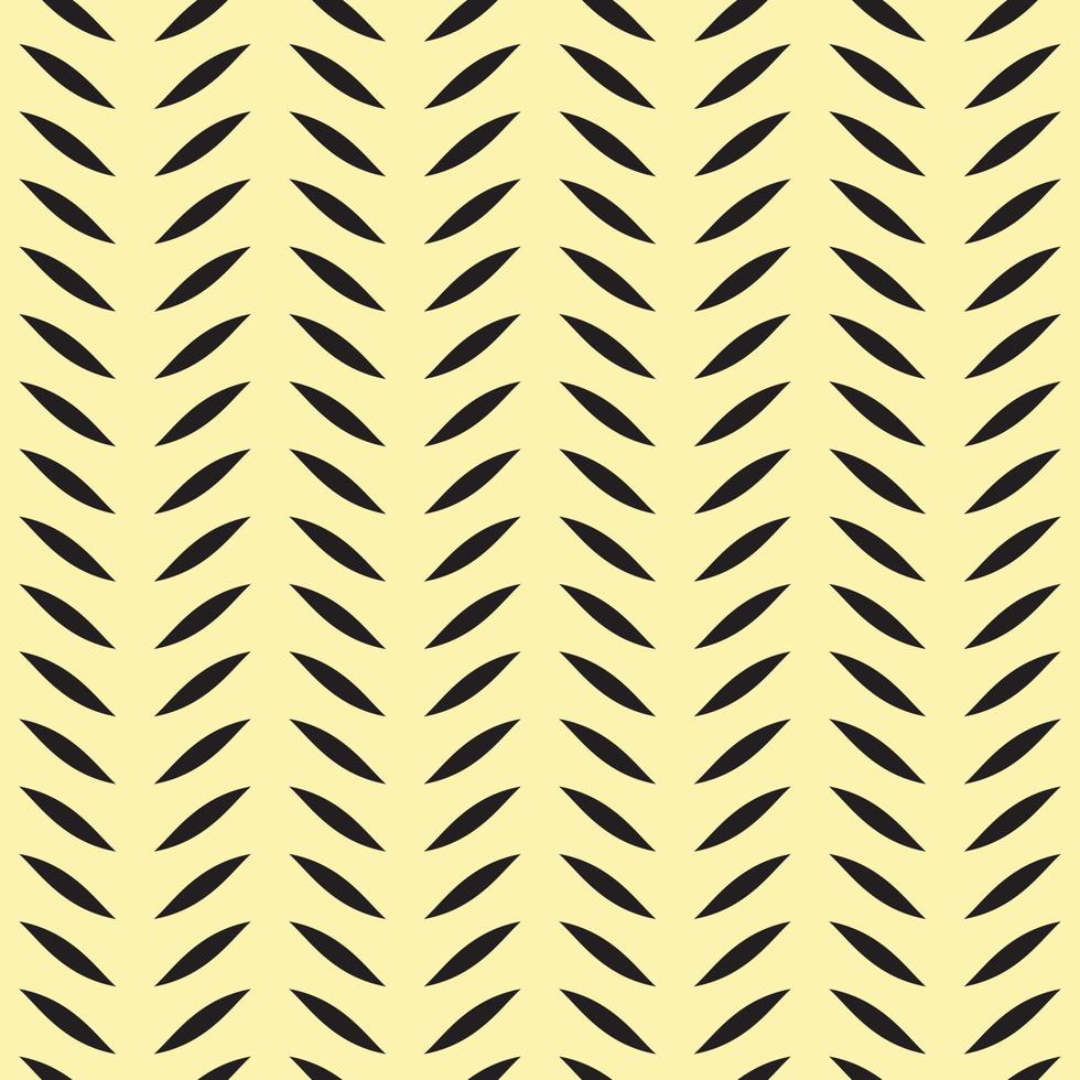 Yellow and black print, geometric vector pattern, abstract repeat background