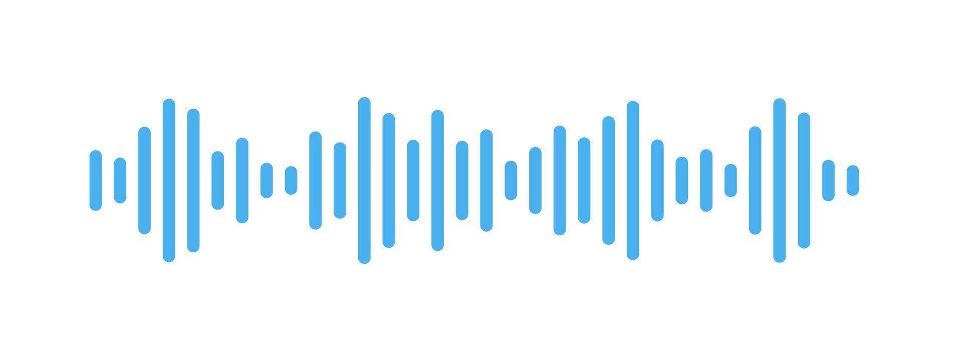 sound wave equalizer vector