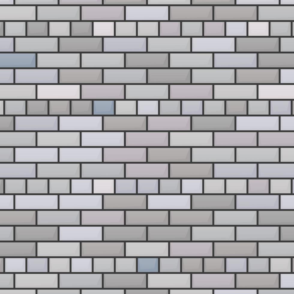 Grey brick wall background. Vector illustration
