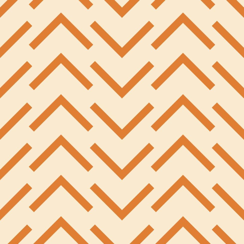 patrón de vector de chevron geométrico, fondo abstracto marrón y naranja