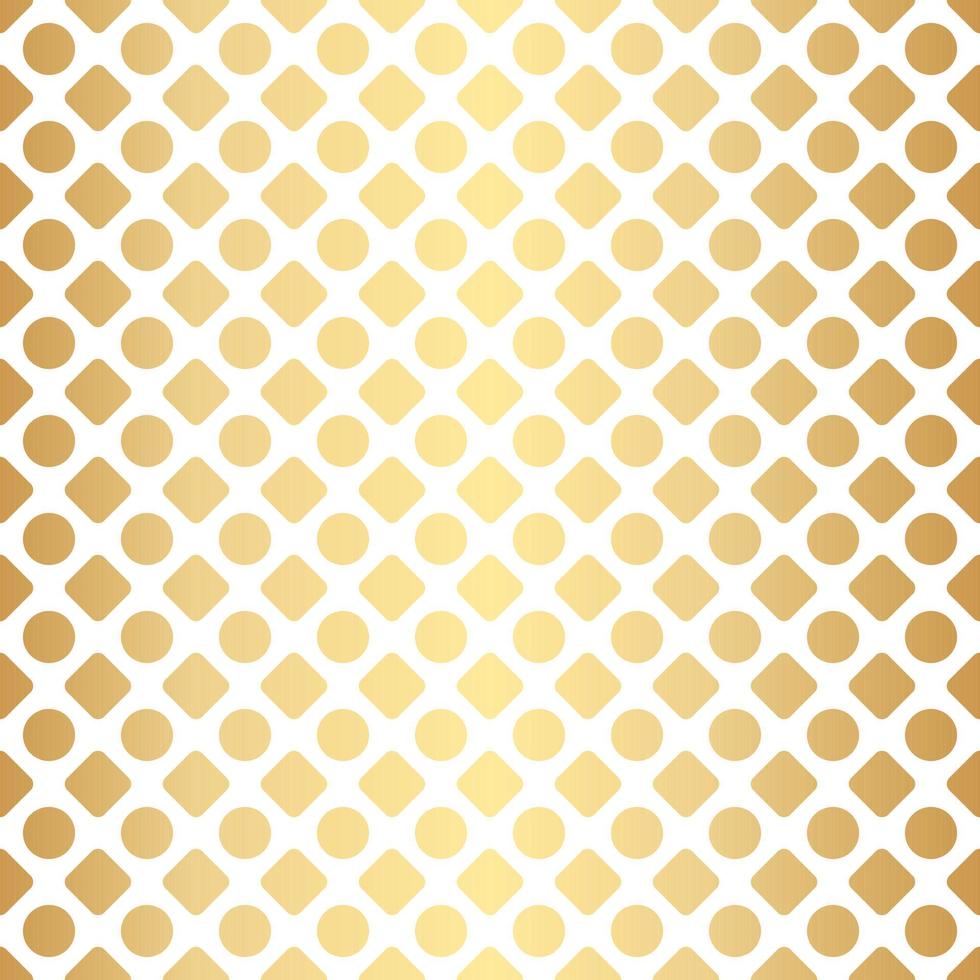 Geometric gold seamless repeat pattern background, gold and white wallpaper. vector