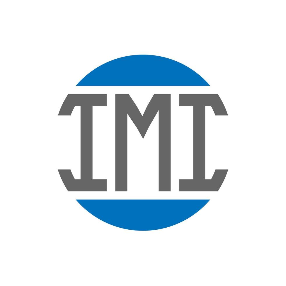 IMI letter logo design on white background. IMI creative initials
