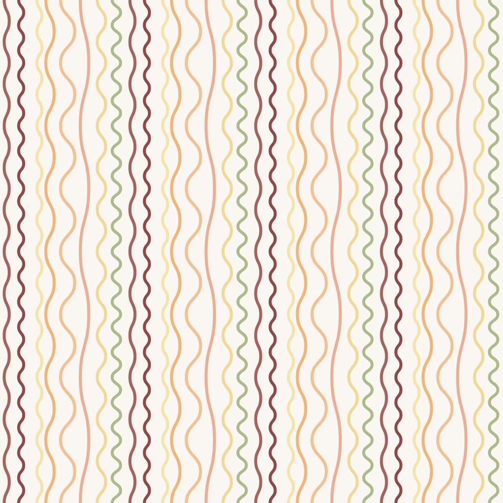 Retro vector repeat pattern with vertical stripes