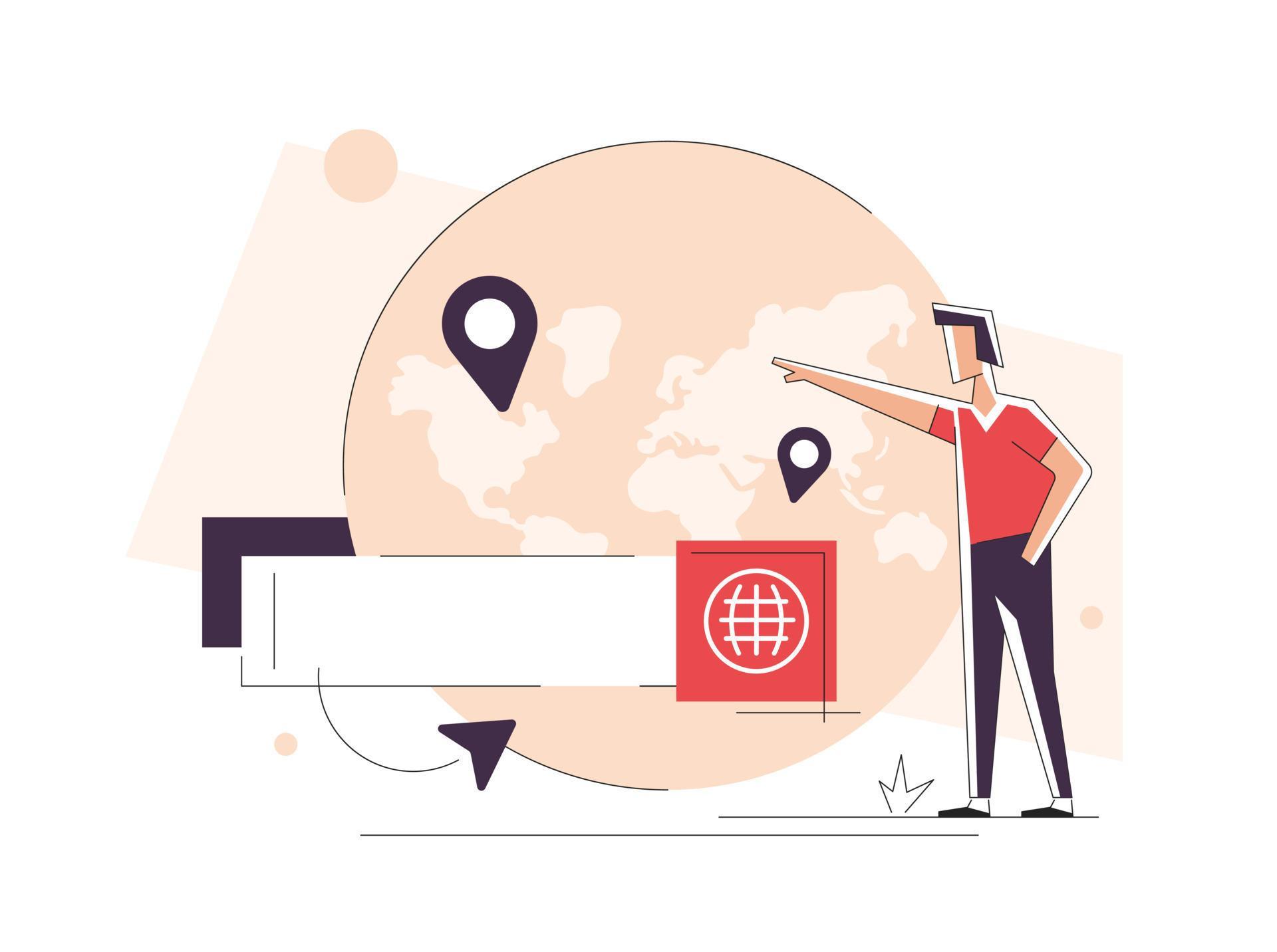Search engine optimization and web analytics elements. Vector interface ...