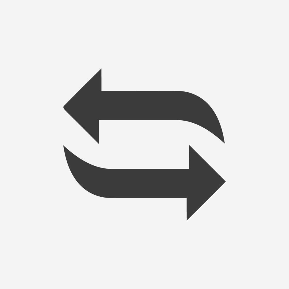 reload, refresh, arrow, direction, rotate icon vector symbol sign
