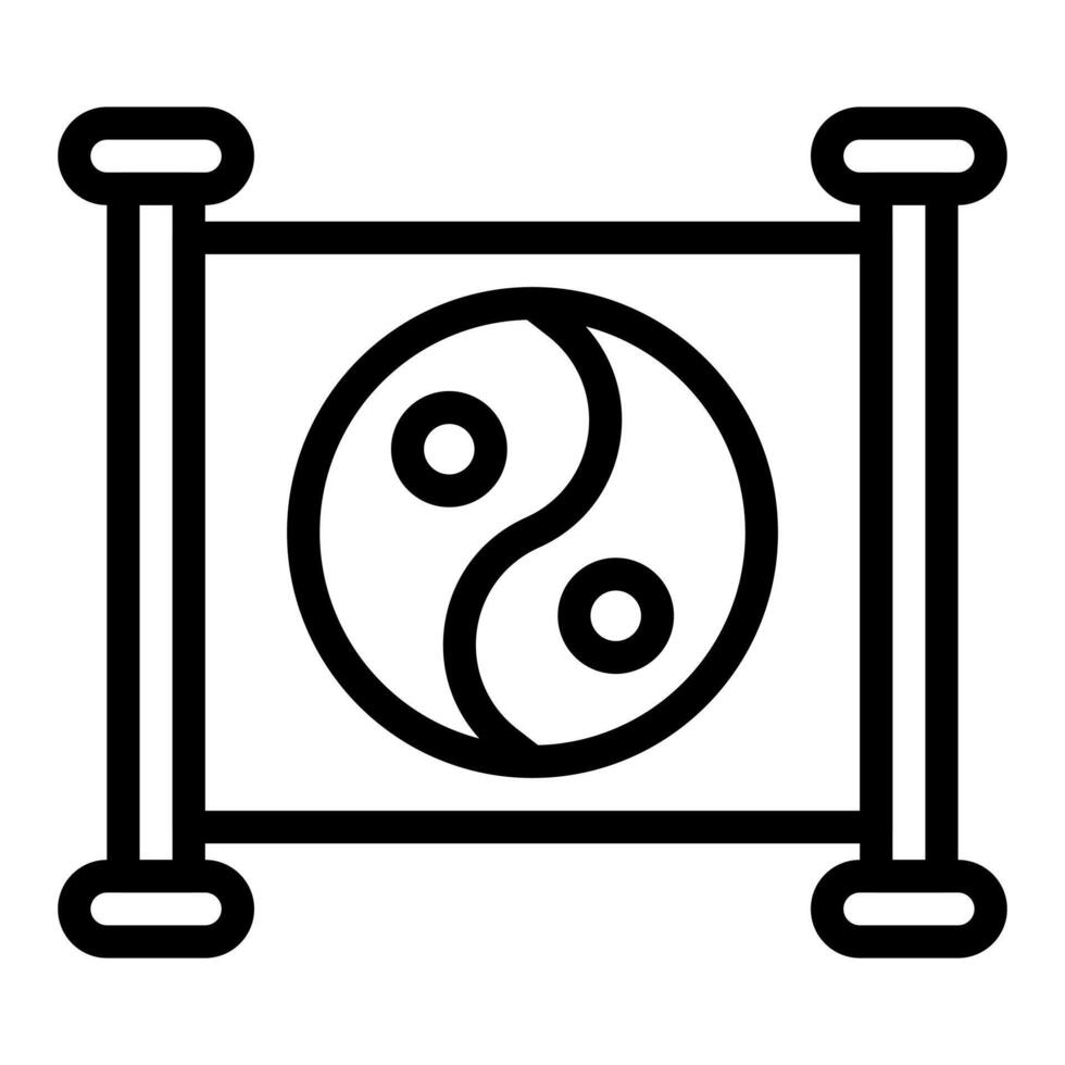 yin yang illustration vector and logo Icon new year icon perfect.